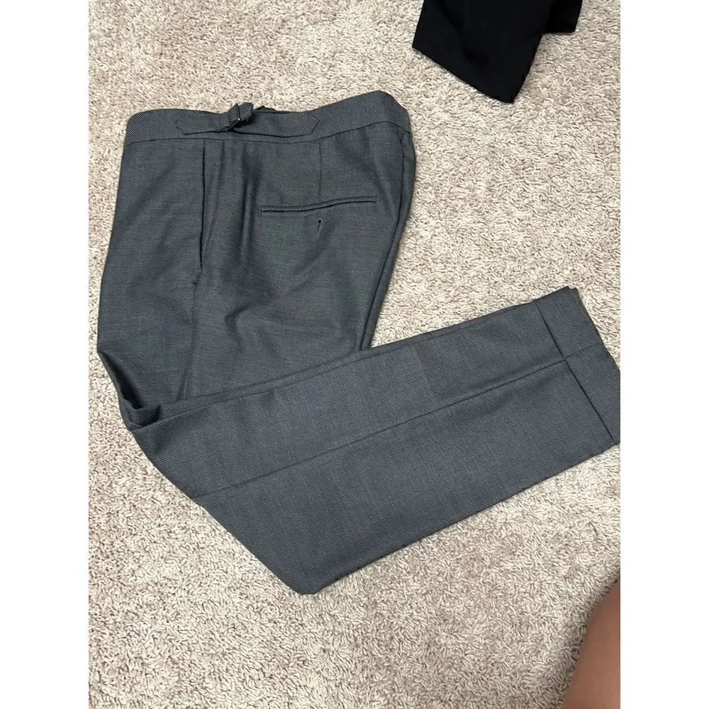 H&M Mens Slim Fit Trouser Work Career Suit Pants US 33 R